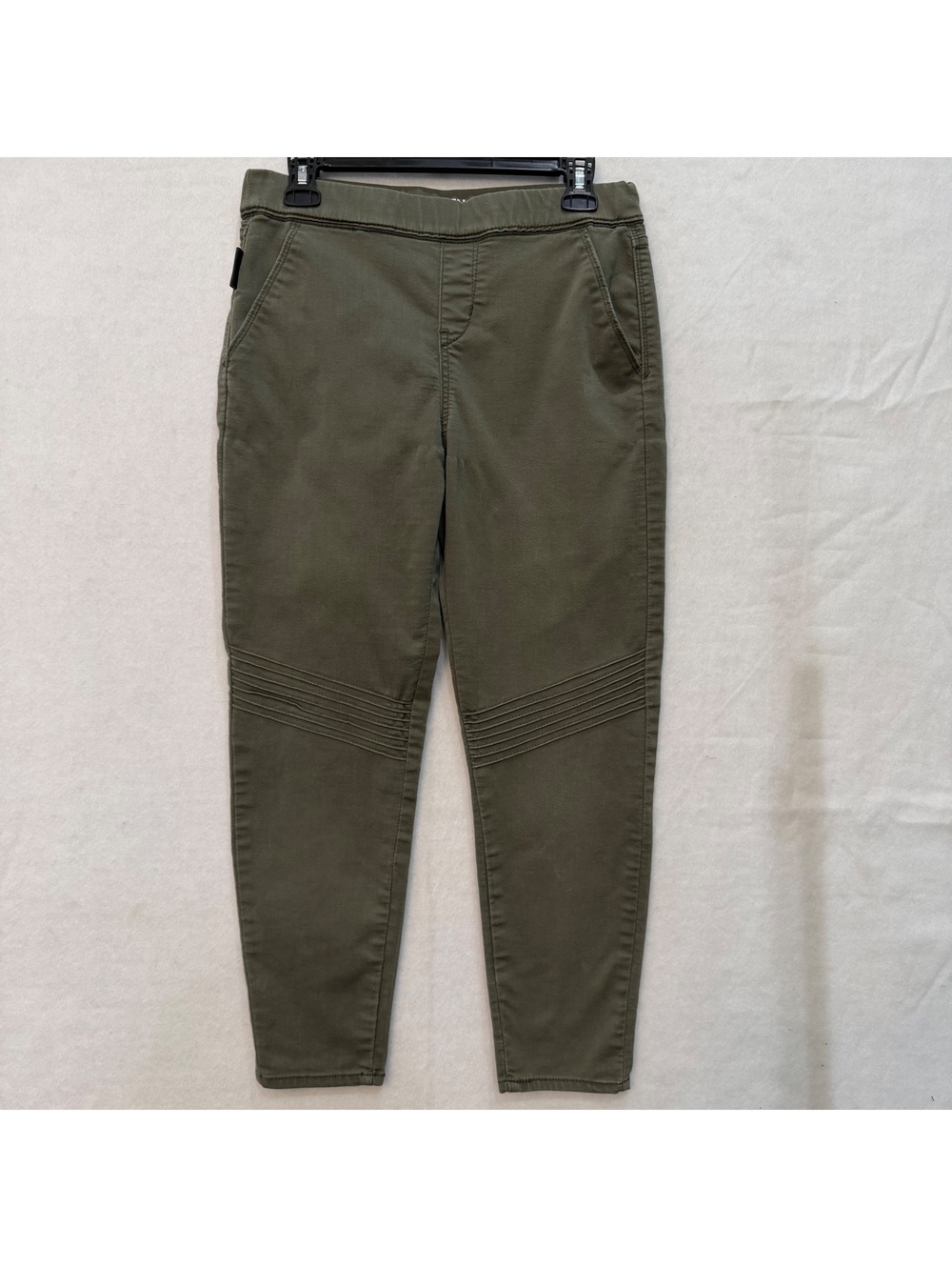 Levi's Denizen High Rise Jeggings Women's Medium Moto Green Pull On 30x25
